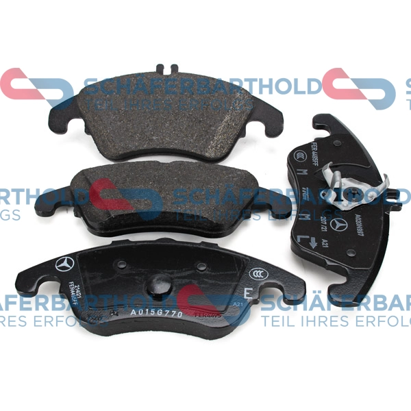 Колодки тормозные передние к-кт A0054201020 Mercedes-Benz