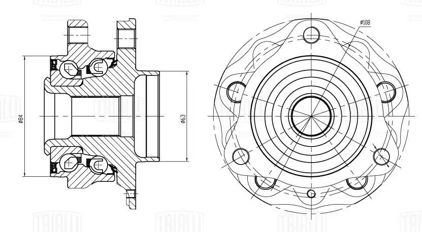 Ступица передняя 4048088300 Geely Monjaro 2024 KX11 JLH4G20TDB