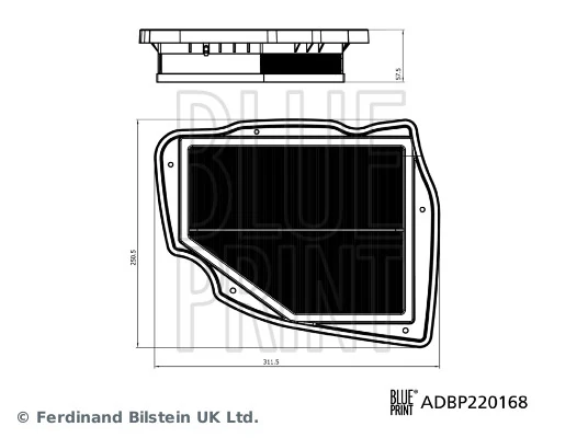 Фильтр воздушный 13715A1BC50 BMW