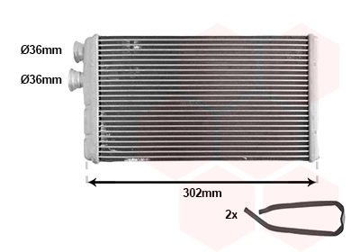 Радиатор отопителя 4M0898037C VAG